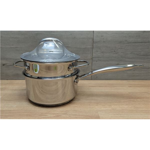 Meyer Accolade 1.5L Sauce Pan with Lid, Steamer | FtG