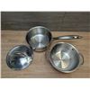Image 2 : Meyer Accolade 1.5L Sauce Pan with Lid, Steamer | FtG