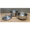 Image 4 : Meyer Accolade 1.5L Sauce Pan with Lid, Steamer | FtG