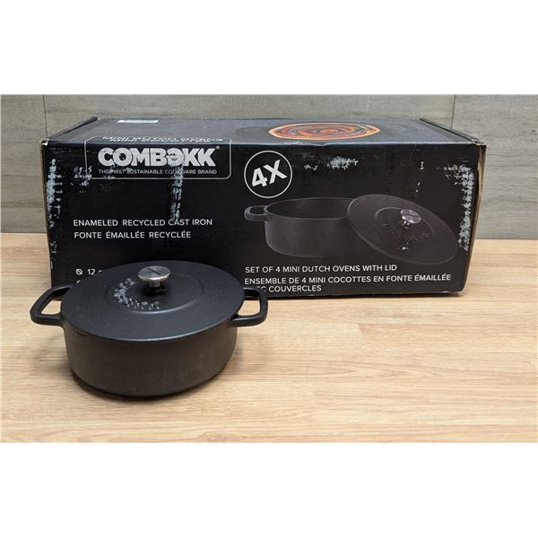 Black Combekk Mini Dutch Ovens - Lot of 4 | R4-2