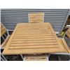 Image 2 : Ratana 31-1/2" x 31"-1/2" Outdoor Bar Tables & Stacking Bar Stools - Lot of 10pcs | WGtable6