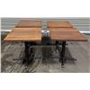 Image 1 : 30" x 30" & 30" x 24" Dining Tables - Lot of 4pcs | WGtable7
