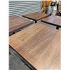 Image 9 : 30" x 30" & 30" x 24" Dining Tables - Lot of 4pcs | WGtable7