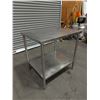 Image 5 : 36" x 28" Stainless Steel Work Table | WGtable8/LBD