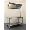 Image 1 : 60" x 30" Stainless Steel Demo Table With Mirror | JB39/R2