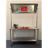 Image 2 : 60" x 30" Stainless Steel Demo Table With Mirror | JB39/R2
