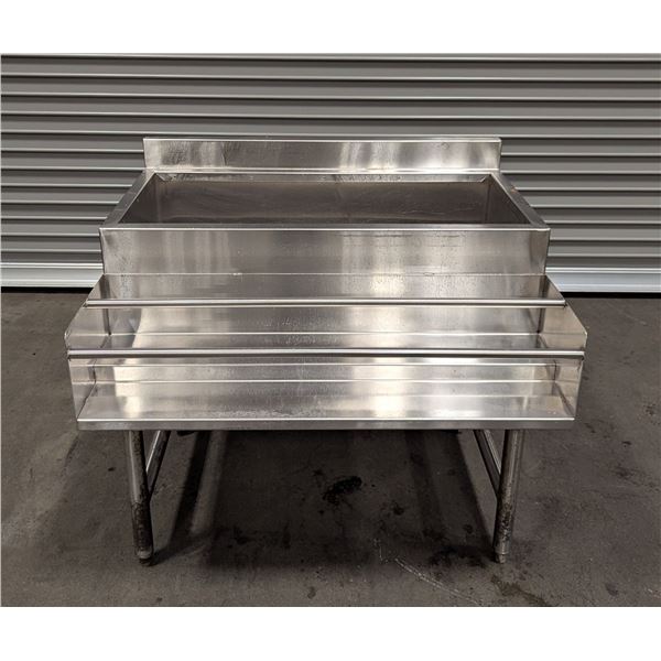 Stainless Steel Ice Bin With Speed Rails | KYR-3/RBD