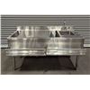 Image 1 : Warnock Hersey 60" Stainless Steel Bar Sink W/Ice Bin, Speed Rails & Faucet | Rex7/RBD