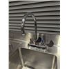 Image 9 : Warnock Hersey 60" Stainless Steel Bar Sink W/Ice Bin, Speed Rails & Faucet | Rex7/RBD