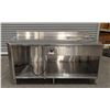 Image 1 : 74" x 33" Stainless Steel Work Station W/Drop-in Hot Food Well | Rex8/RBD