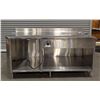Image 4 : 74" x 33" Stainless Steel Work Station W/Drop-in Hot Food Well | Rex8/RBD