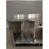 Image 6 : 74" x 33" Stainless Steel Work Station W/Drop-in Hot Food Well | Rex8/RBD