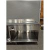 Image 7 : 74" x 33" Stainless Steel Work Station W/Drop-in Hot Food Well | Rex8/RBD