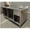 Image 2 : Warnock Hersey 67" x 32-1/4" Stainless Steel Work Station w/Sink | Rex9/RBD