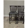 Image 2 : Black Metal Bar Stools - Lot of 4 | BLBarchairs/LBD