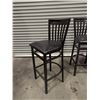 Image 3 : Black Metal Bar Stools - Lot of 4 | BLBarchairs/LBD