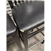 Image 8 : Black Metal Bar Stools - Lot of 4 | BLBarchairs/LBD