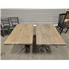 Image 2 : 24-1/2" x 36-1/2" Dining Tables & Chairs - Lot of 7pcs | LBD