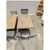 Image 5 : 24-1/2" x 36-1/2" Dining Tables & Chairs - Lot of 7pcs | LBD