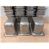 Image 4 : 1/9 Size 4" Deep Stainless Steel Inserts - Lot of 39 | WG1/R2Pallet