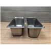 Image 2 : 1/3 Size 6" Deep Stainless Steel Inserts - Lot of 22pcs | WG6/R2Pallet