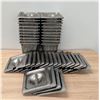 Image 1 : 1/6 Size 6" Deep Stainless Steel Inserts With Lids - Set of 22 (44pcs) | WG2/Ft2