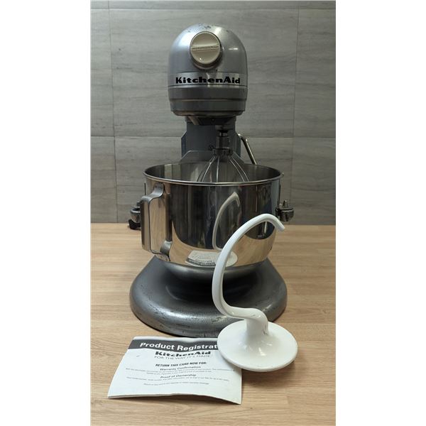 Kitchenaid 4KSM6573CCU2 6qt Countertop Mixer w/Wire Whip & Hook | 10079/MR2-2