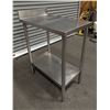 Image 4 : 18" x 30" Stainless Steel Work Table | WG14