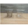 Image 3 : 1/9 Size Clear Containers With Lids - Lot of 22pcs | WG19/Ft2