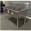 Image 2 : Astron 18" x 24" x 10" Three Tub Stainless Steel Sink |