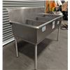 Image 3 : Astron 18" x 24" x 10" Three Tub Stainless Steel Sink |