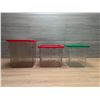 Image 3 : Various Sizes of Cambro Square Food Containers With Lids - Lot of 40pcs | WG22/Ft1