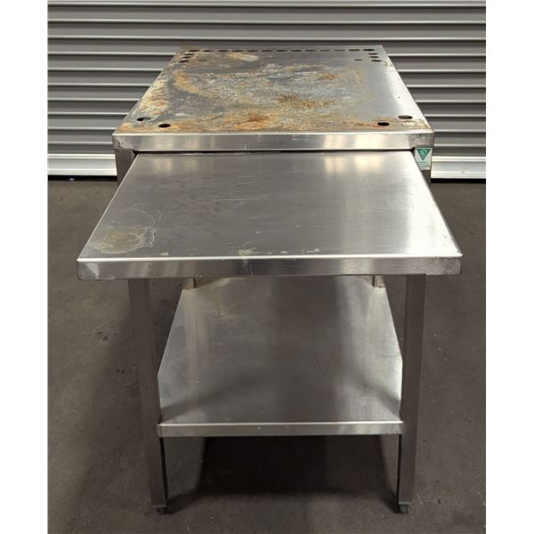Stainless Steel Work Table With Pull-Out Shelf |