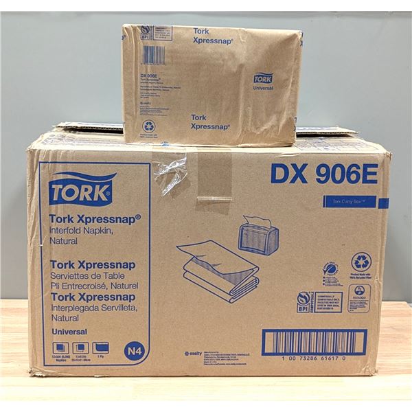 Tork Interhold Napkin, DX906E, 500 Napkins/pack - Lot of 12 ( 1 Case ) | EC4