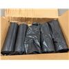 Image 2 : Array 35" x 50" Extra Strong Black Gargage Bags, 20 Bags /Roll - Lot of 5 ( 1 case ) | EC4