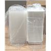 Image 2 : Cube Packing 12oz Rectangle Container with Lid, CR-811 - Lot of 100 | EC4