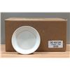 Image 1 : Ceramic 7.25", 14oz White Plates, DC453-UW - Lot of 12 ( 1 Case )  | EC4-3