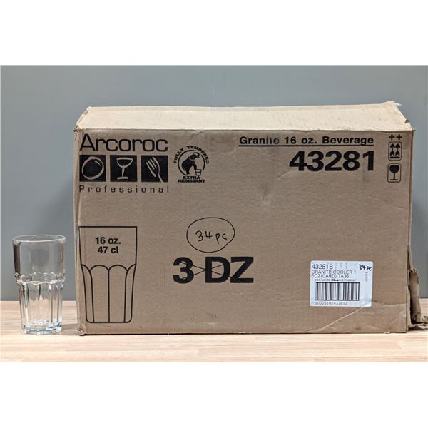 Arcoroc 16oz Granite Cooler, 43281 - Lot of 34 | EC4