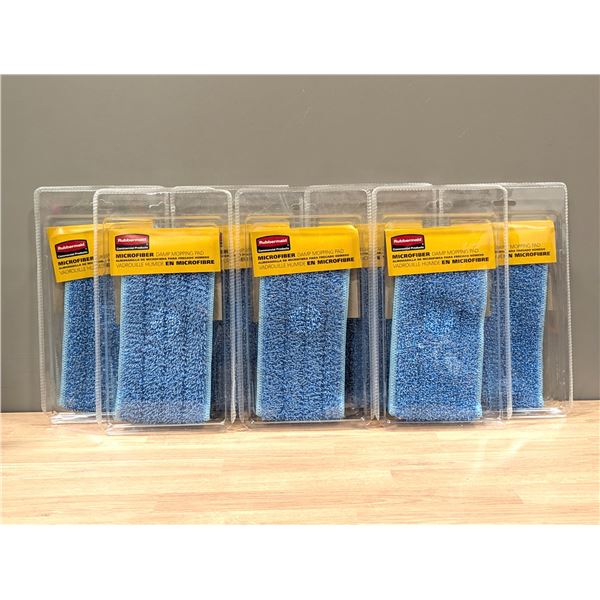 Rubbermaid Microfiber Damp Mopping Pad, Q409-20 - Lot of 7 | EC5