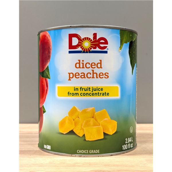 Dole Diced Peaches 2.84L - Lot of 6 | CanRack10