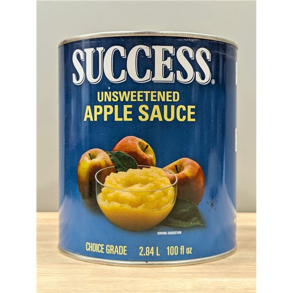 Success Unsweetened Apple Sauce 2.84L - Lot of 2 | CanRack21