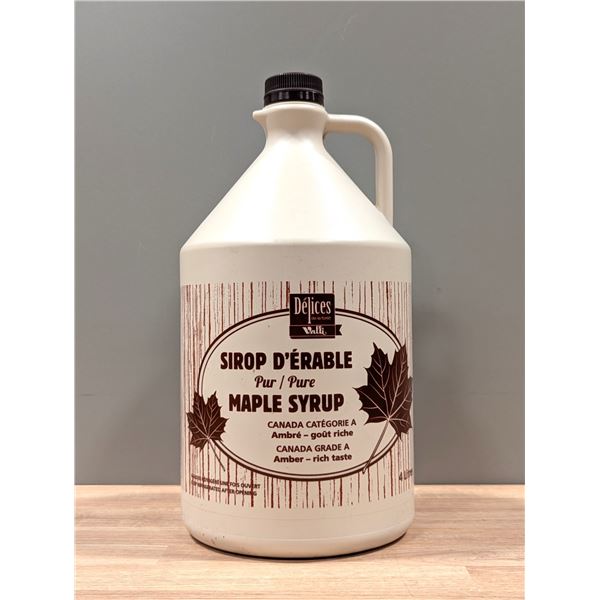 Delices Maple Syrup Canada Grade A Amber, 4L | L3-3