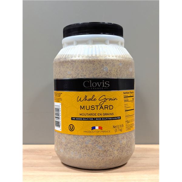 Clovis Whole Grain Mustard 8.6Lbs | L3-3