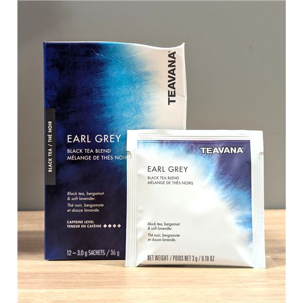 Teavana Earl Gray Black Tea Blend 3g - Lot of 96 (2 Case)  | L2-2
