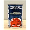 Image 1 : Success Fire Roasted Red Pepper Strips 398mL - Lot of 22 | L3-2