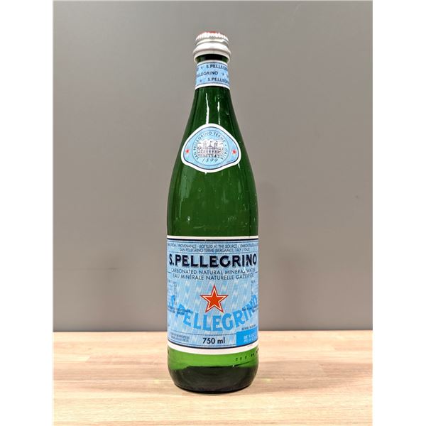 S.Pellegrino  Carbonated Natural Mineral Water 750mL - Lot of 15 | L2-2
