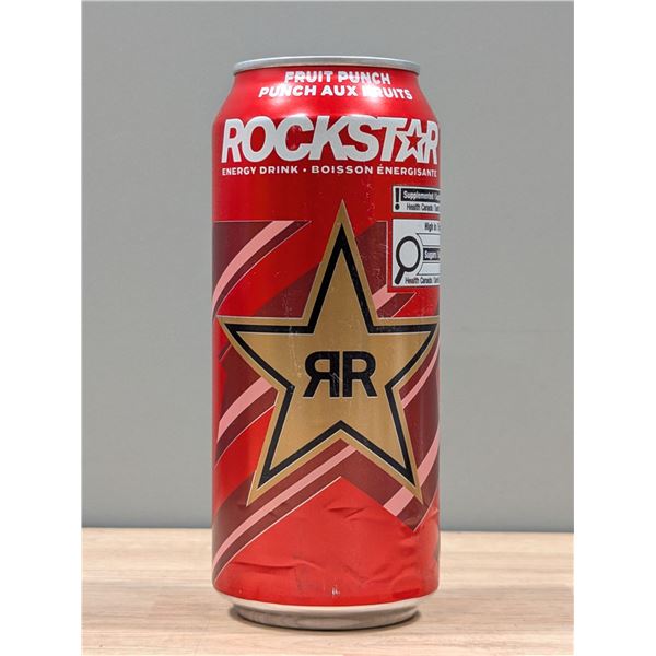 Rockstar Enegy Drink Fruit Punch 473mL - Lot of 10 | L4-2