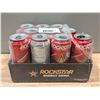 Image 2 : Rockstar Enegy Drink Fruit Punch 473mL - Lot of 10 | L4-2