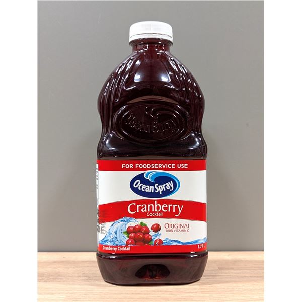 Ocean Spray Cranberry Cocktail 1.77L - Lot of 5 | L4-2