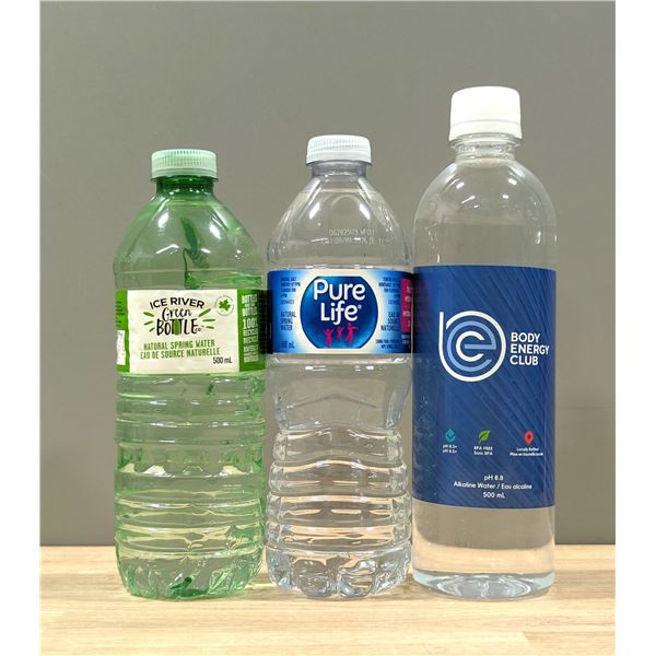 Assorted Bottled Water - Lot of 59 | L4-2
